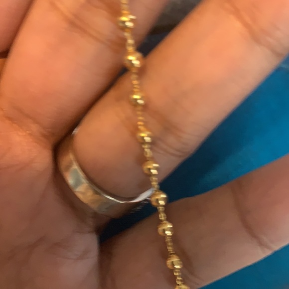 19k solid beaded necklace - Picture 4 of 4